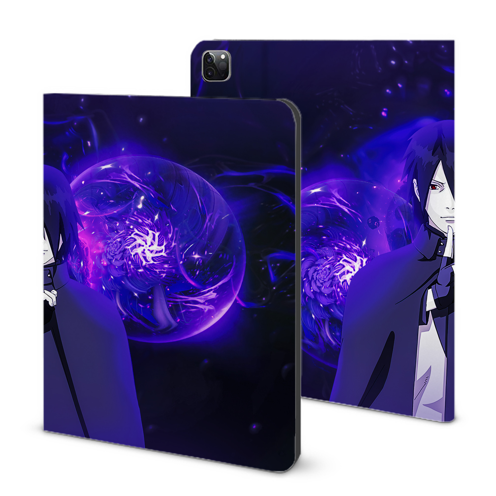 （画像用） NARUTO -ナルト- NARUTO -ナルト- 疾風伝 IPad ケース ブック型 PUレザー TPU 耐衝撃 軽量 薄型 ペン収納なし 全面保護 IPad 各モデル対応